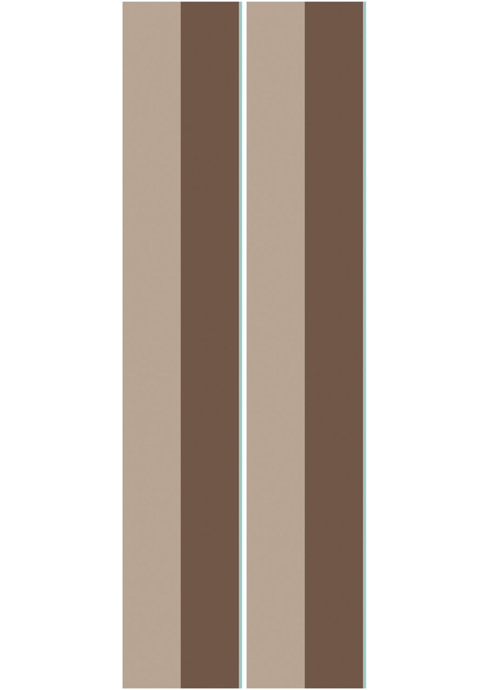 Herhaalbaar Bold Stripes | Tapete mit bunten Streifen von Frans Uyterlinde | 97,4 x 280 cm