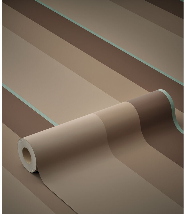 Bold Stripes | Colorful striped wallpaper by Frans Uyterlinde | 97.4 x 280 cm