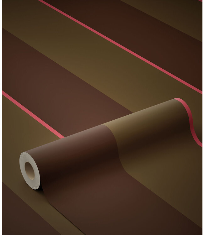 Bold Stripes | Colorful striped wallpaper by Frans Uyterlinde | 97.4 x 280 cm