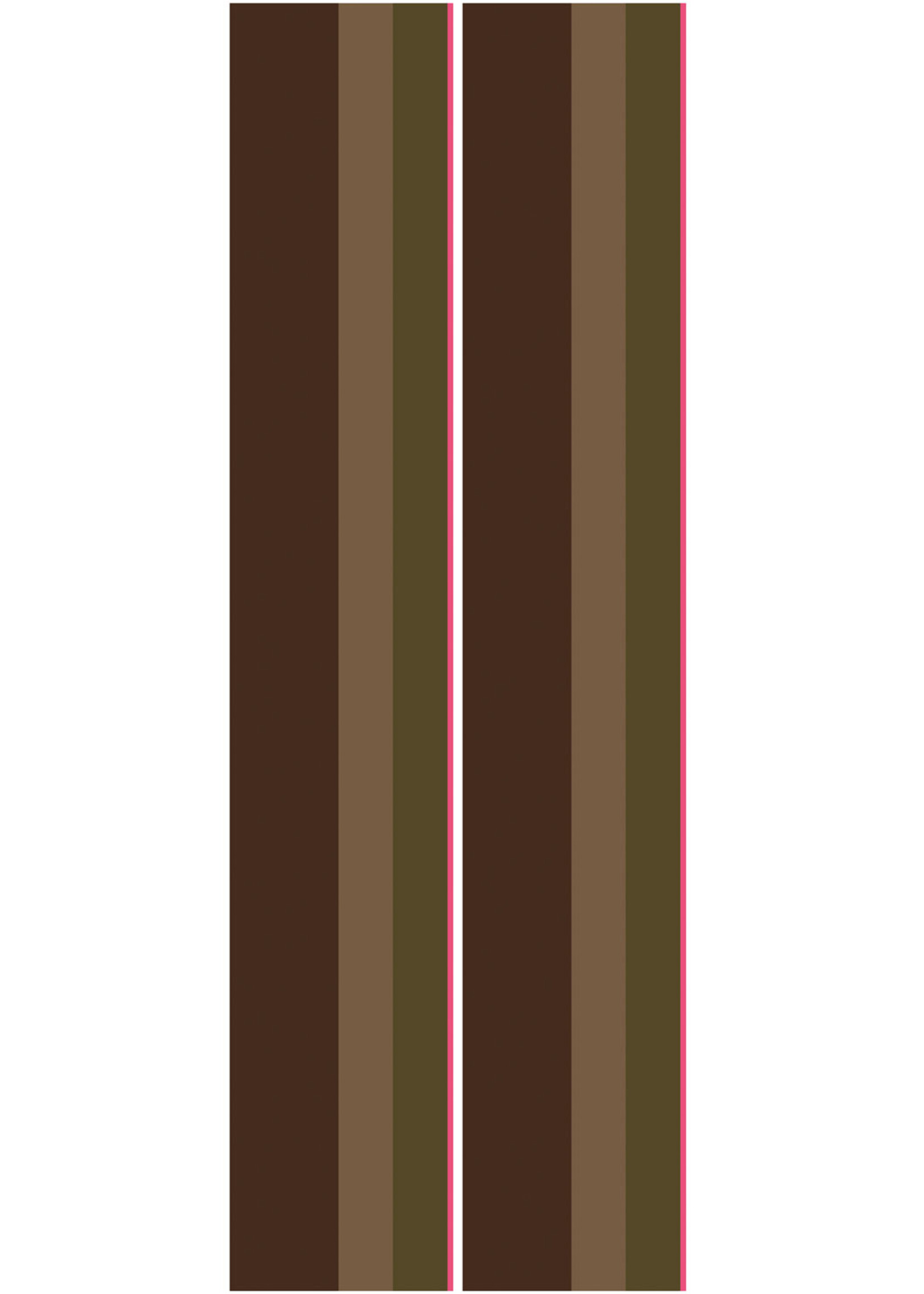 Herhaalbaar Bold Stripes | Tapete mit bunten Streifen von Frans Uyterlinde | 97,4 x 280 cm