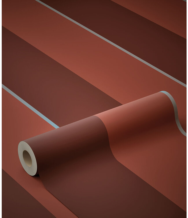 Bold Stripes | Colorful striped wallpaper by Frans Uyterlinde | 97.4 x 280 cm