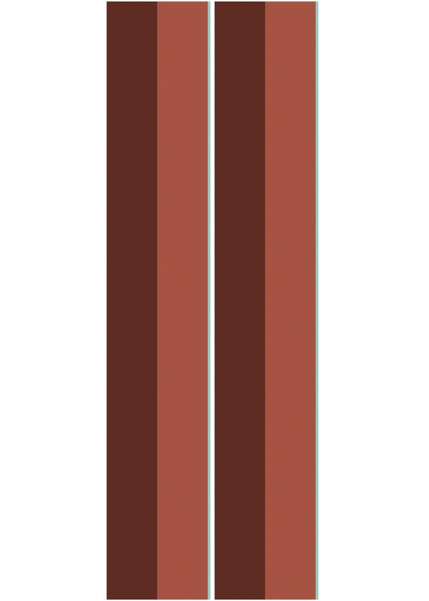 Herhaalbaar Bold Stripes | Tapete mit bunten Streifen von Frans Uyterlinde | 97,4 x 280 cm