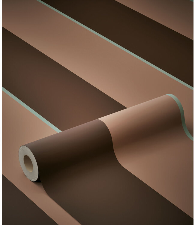 Bold Stripes | Tapete mit bunten Streifen von Frans Uyterlinde | 97,4 x 280 cm