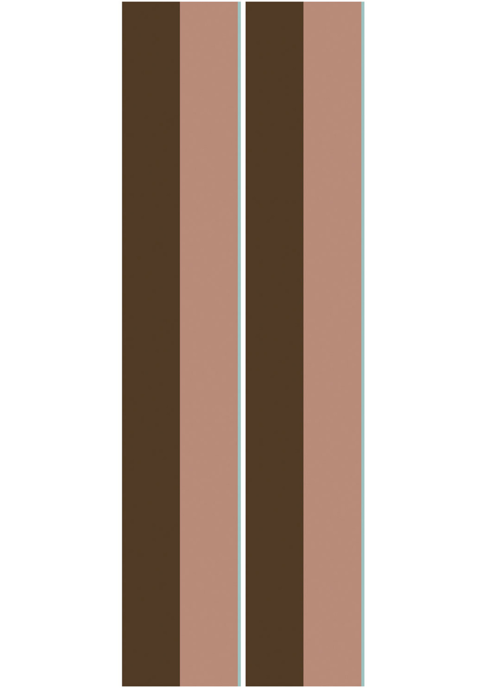 Herhaalbaar Bold Stripes | Tapete mit bunten Streifen von Frans Uyterlinde | 97,4 x 280 cm