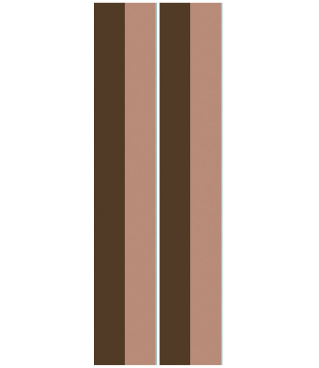 Bold Stripes | Tapete mit bunten Streifen von Frans Uyterlinde | 97,4 x 280 cm