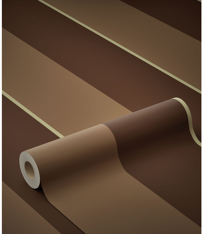 Bold Stripes | Colorful striped wallpaper by Frans Uyterlinde | 97.4 x 280 cm