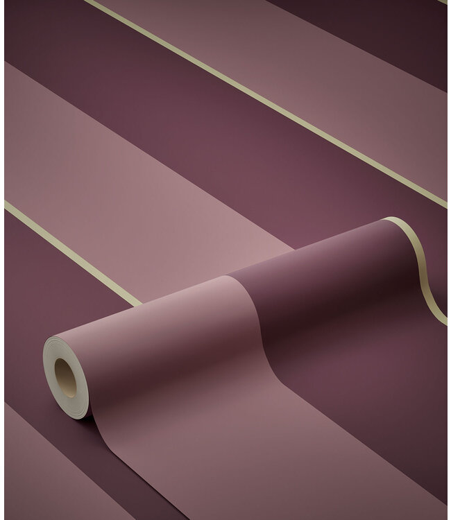 Bold Stripes | Colorful striped wallpaper by Frans Uyterlinde | 97,4 x 280 cm