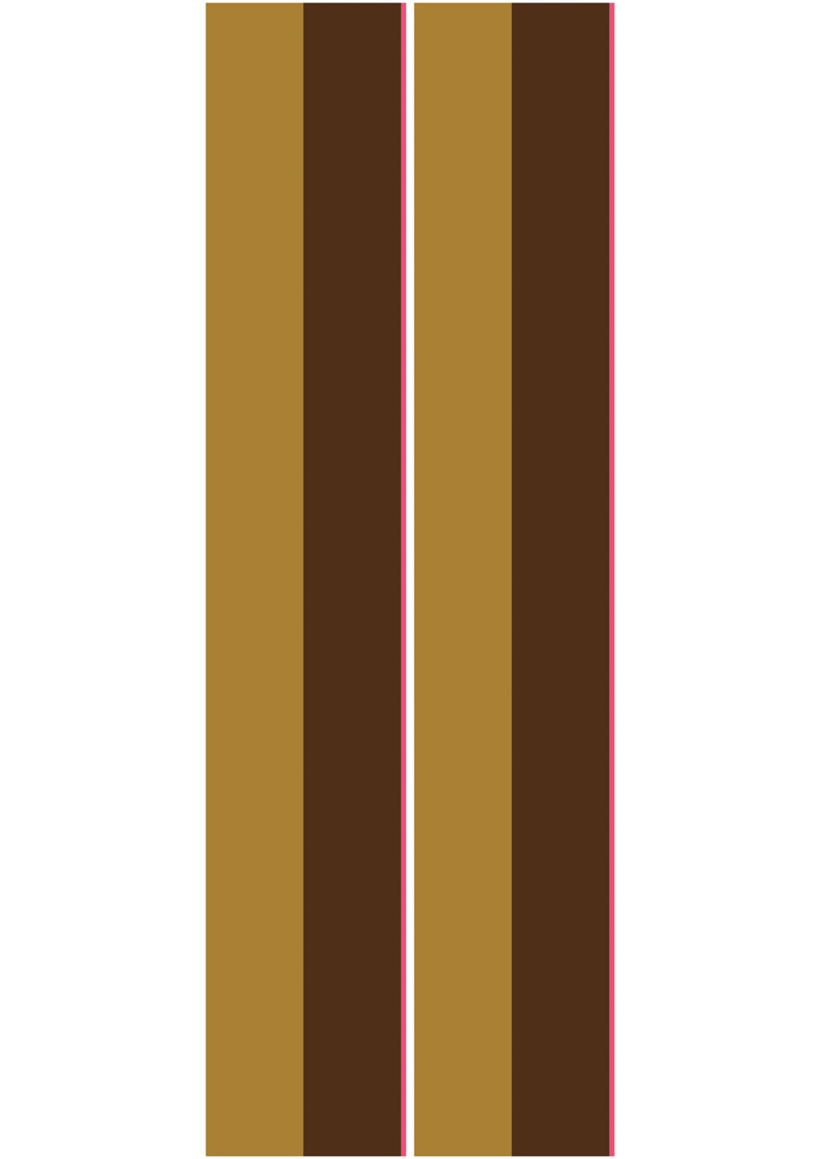 Herhaalbaar Bold Stripes | Colorful striped wallpaper by Frans Uyterlinde | 97.4 x 280 cm
