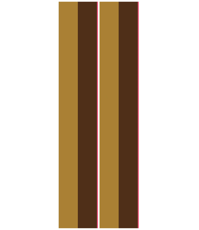 Bold Stripes | Colorful striped wallpaper by Frans Uyterlinde | 97.4 x 280 cm