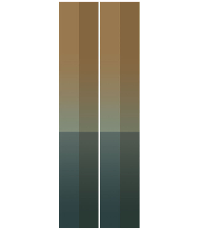 Gradient Stripes | Strepen behang door Frans Uyterlinde | 97,4 x 280 cm