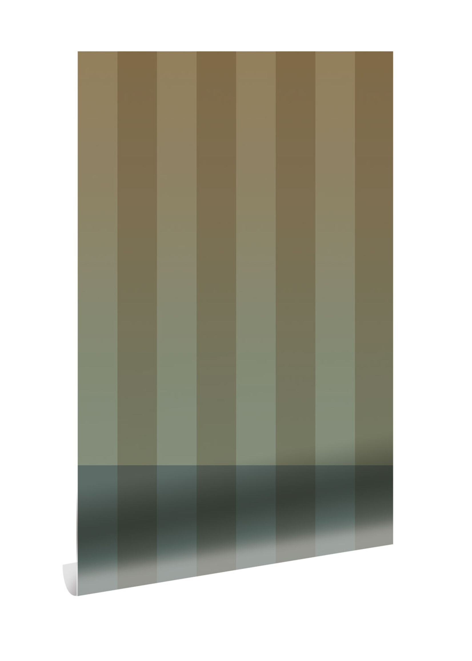 Herhaalbaar Gradient Stripes | Gestreifte Tapete von Frans Uyterlinde | 97,4 x 280 cm