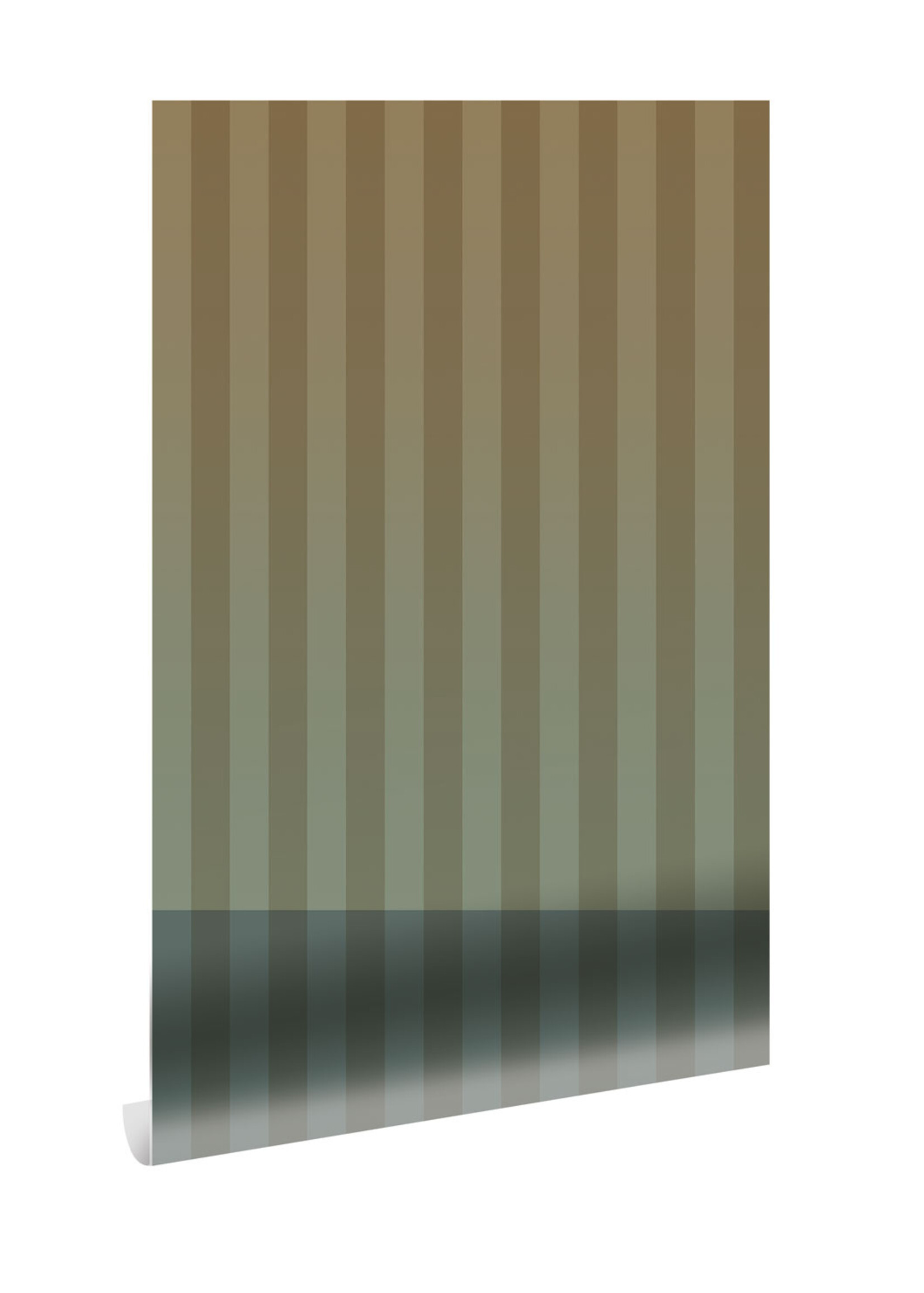 Herhaalbaar Gradient Stripes | Strepen behang door Frans Uyterlinde | 97,4 x 280 cm