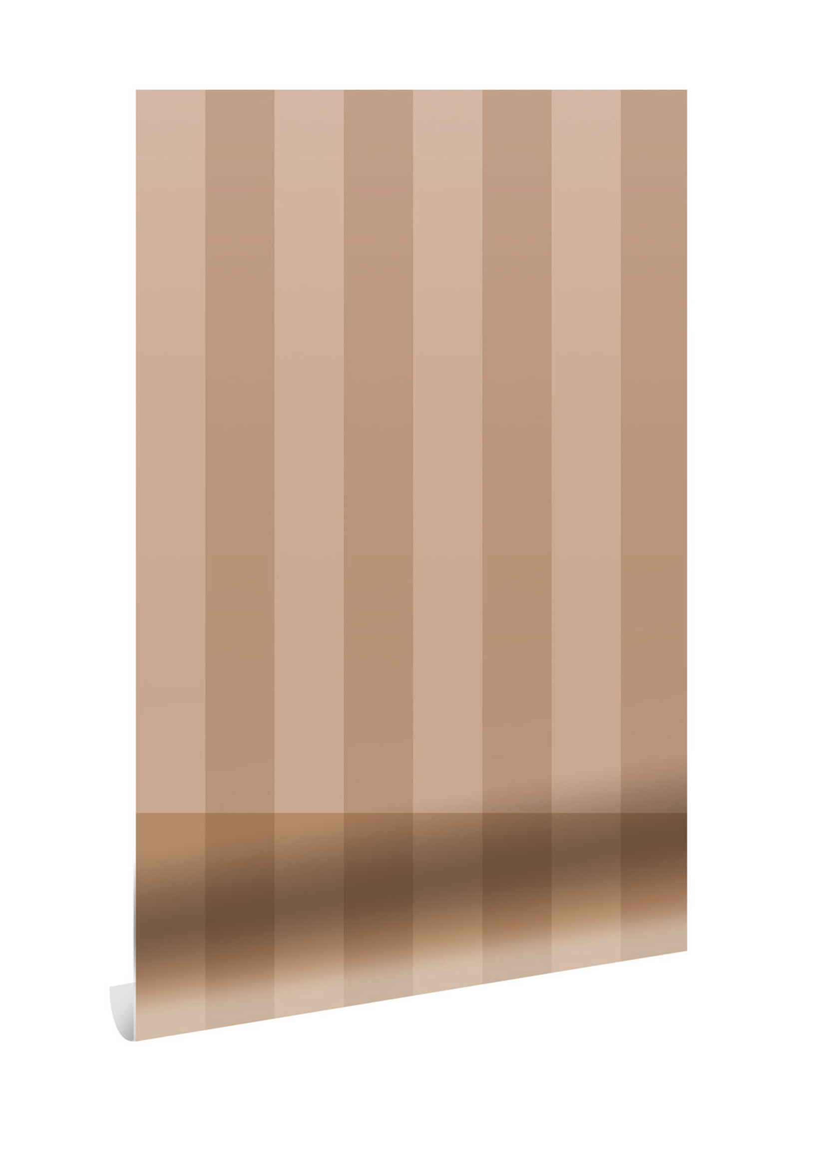 Herhaalbaar Gradient Stripes | Striped wallpaper by Frans Uyterlinde | 97,4 x 280 cm