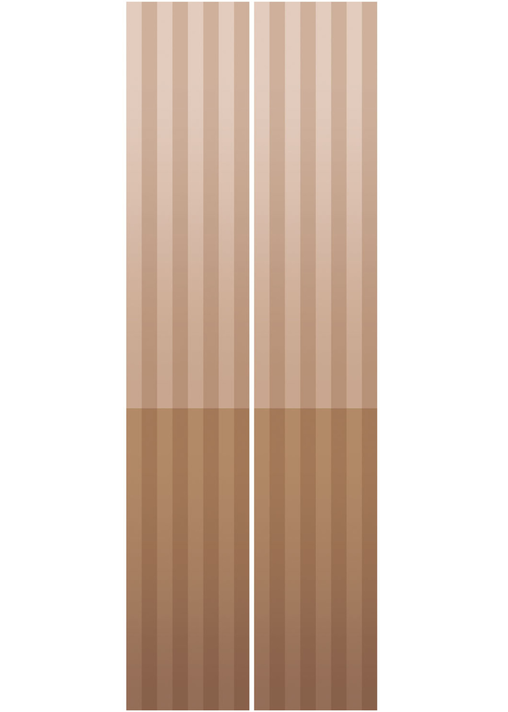 Herhaalbaar Gradient Stripes | Striped wallpaper by Frans Uyterlinde | 97,4 x 280 cm