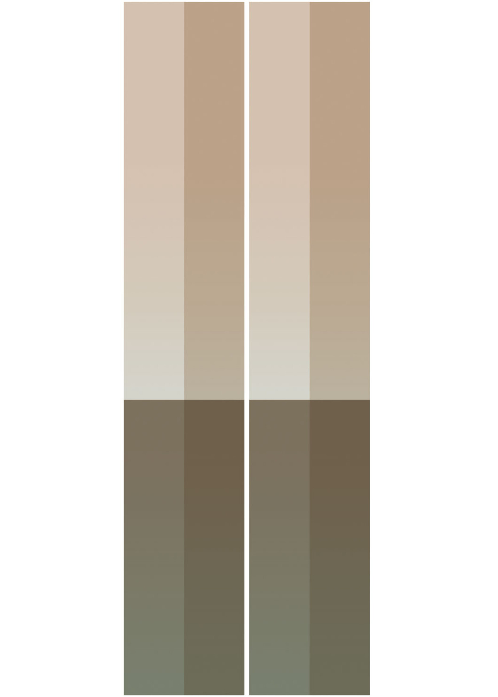 Herhaalbaar Gradient Stripes | Strepen behang door Frans Uyterlinde | 97,4 x 280 cm