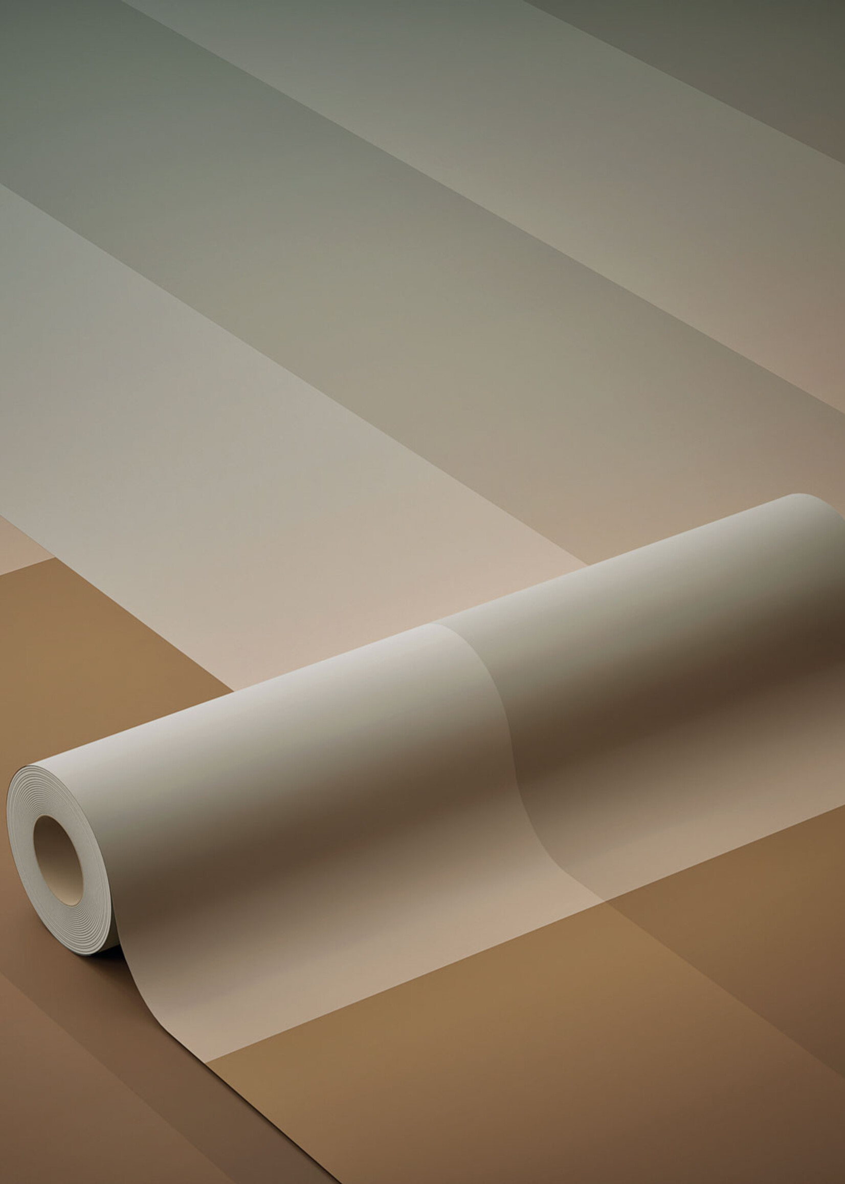 Herhaalbaar Gradient Stripes | Strepen behang door Frans Uyterlinde | 97,4 x 280 cm