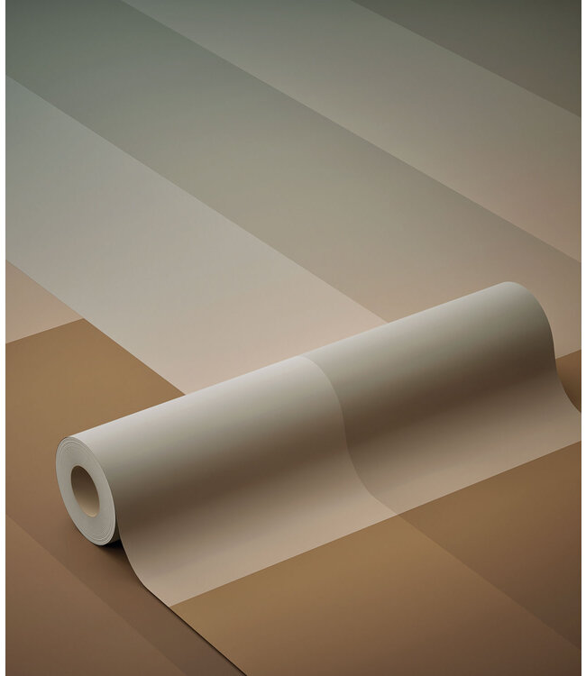 Gradient Stripes | Striped wallpaper by Frans Uyterlinde | 97.4 x 280 cm