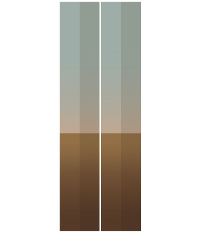 Gradient Stripes | Gestreifte Tapete von Frans Uyterlinde | 97,4 x 280 cm