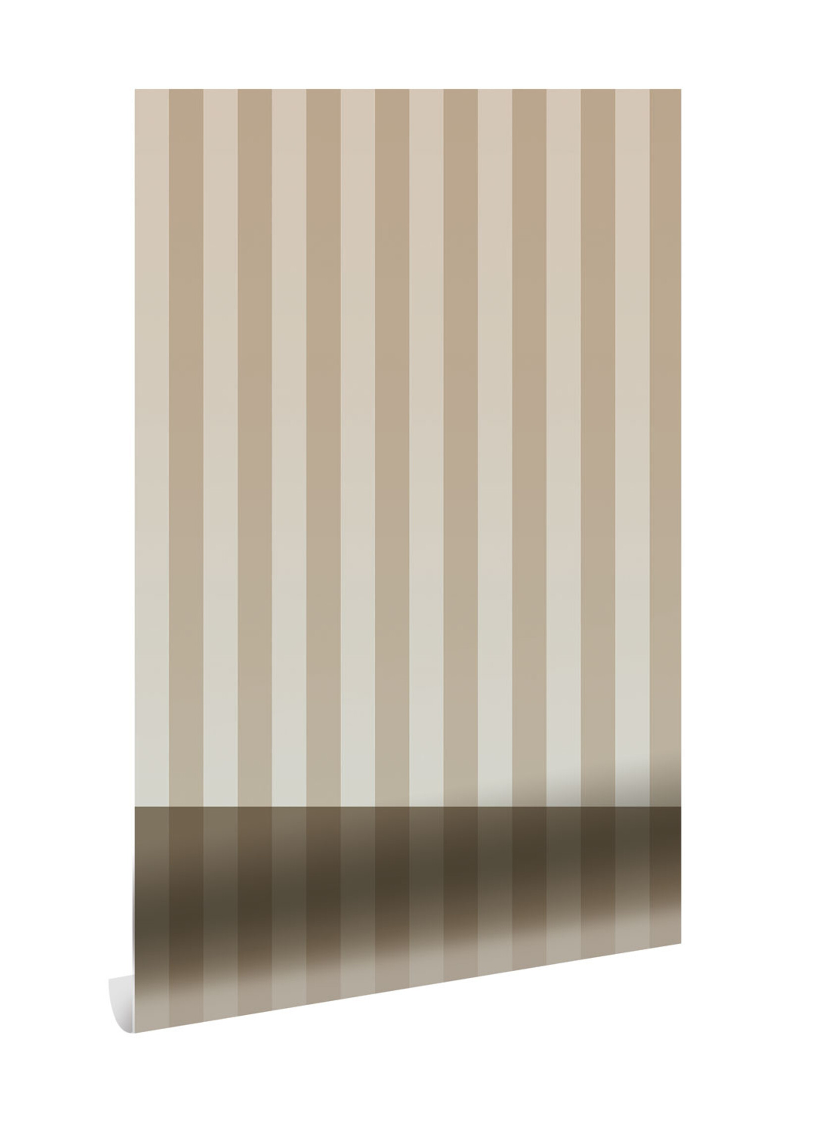 Herhaalbaar Gradient Stripes | Gestreifte Tapete von Frans Uyterlinde | 97,4 x 280 cm