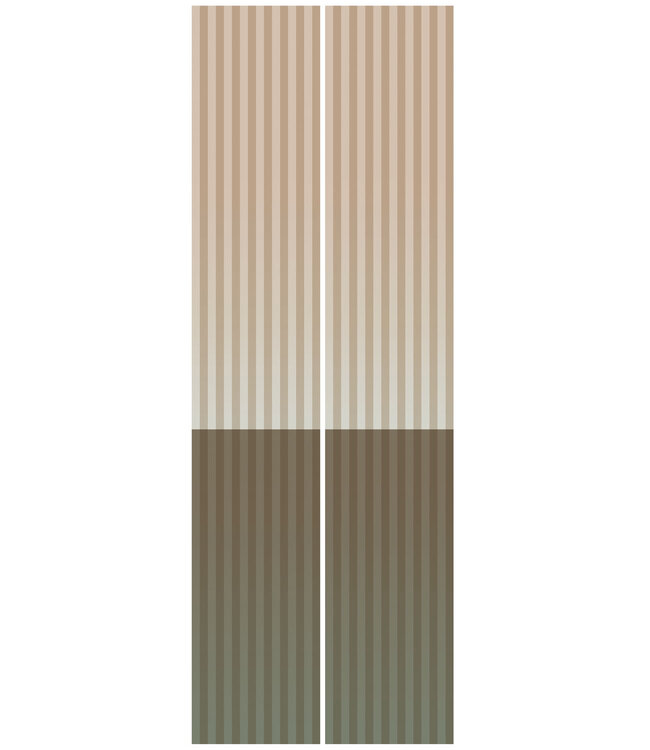 Gradient Stripes | Striped wallpaper by Frans Uyterlinde | 97.4 x 280 cm