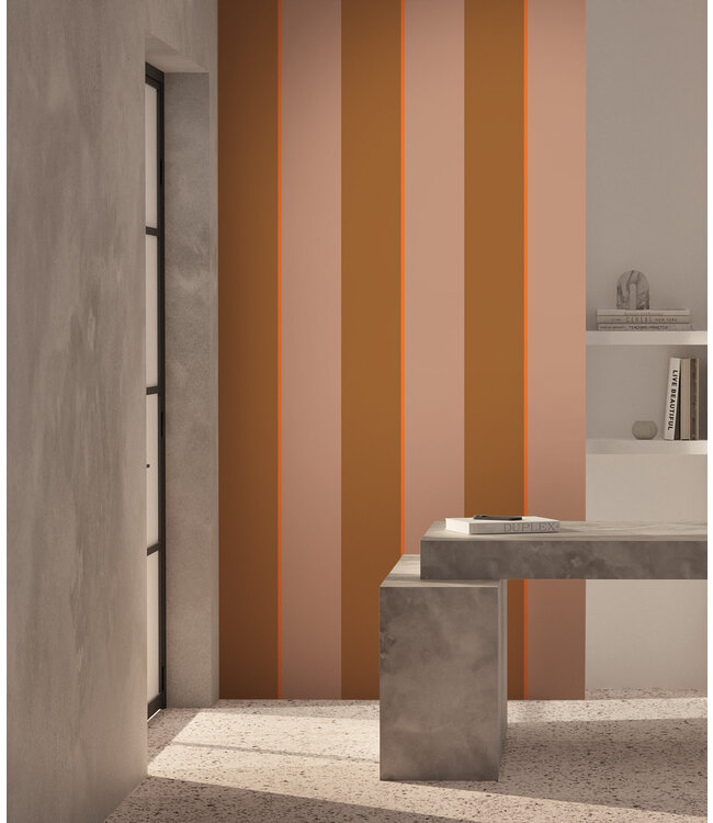 Bold Stripes | Strepen behang door Frans Uyterlinde | 97,4 x 280 cm