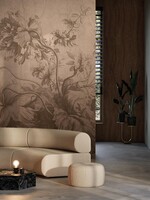 Wandvullend Gradient Flowers | Floral wallpaper by Frans Uyterlinde | Nude