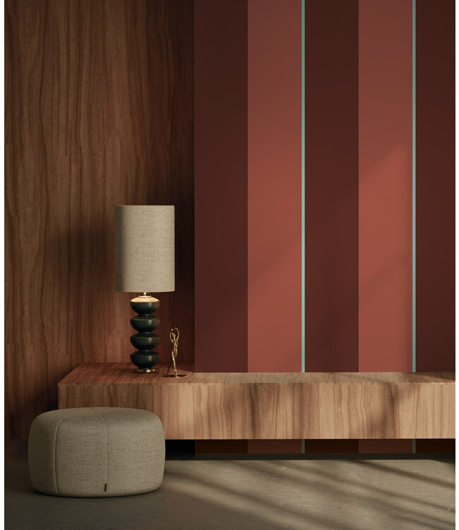 Bold Stripes | Tapete mit bunten Streifen von Frans Uyterlinde | 97,4 x 280 cm