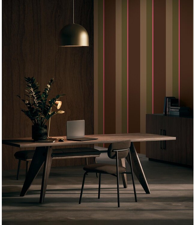 Bold Stripes | Tapete mit bunten Streifen von Frans Uyterlinde | 97,4 x 280 cm