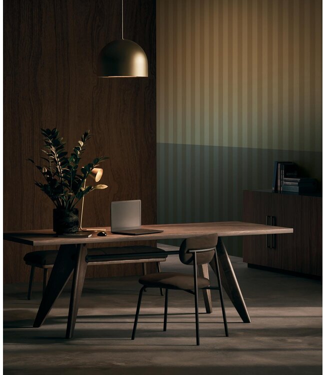 Gradient Stripes | Gestreifte Tapete von Frans Uyterlinde | 97,4 x 280 cm