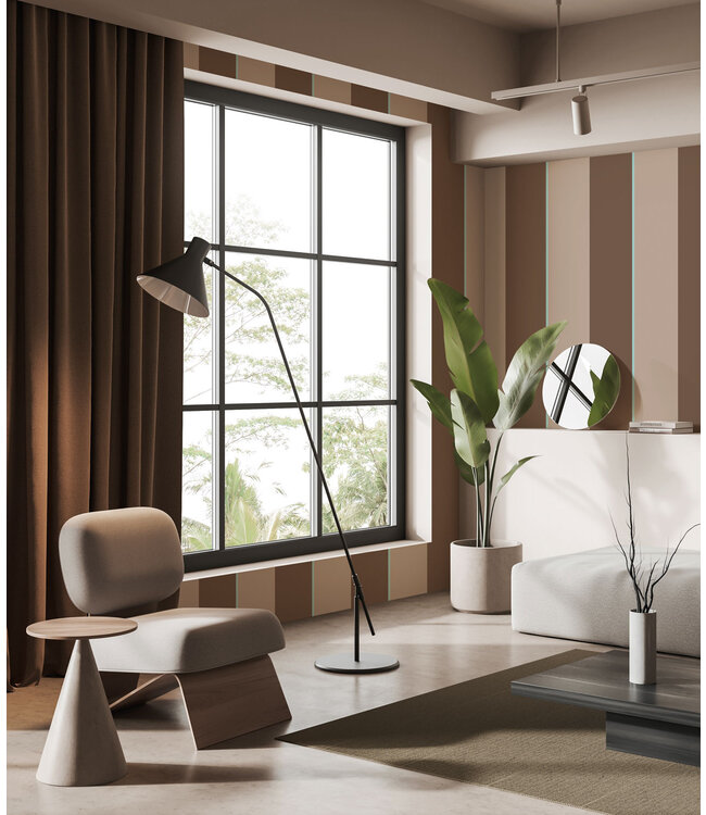 Bold Stripes | Strepen behang door Frans Uyterlinde | 97,4 x 280 cm
