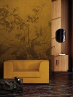 Wandvullend Gradient Flowers | Bloemen behang door Frans Uyterlinde | Oker