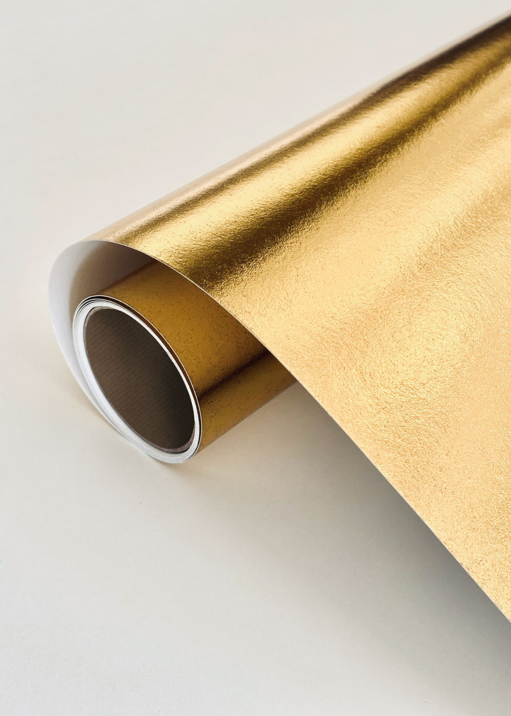 Wandvullend Marmer behang door Frans Uyterlinde | High Gloss Gold/Nude