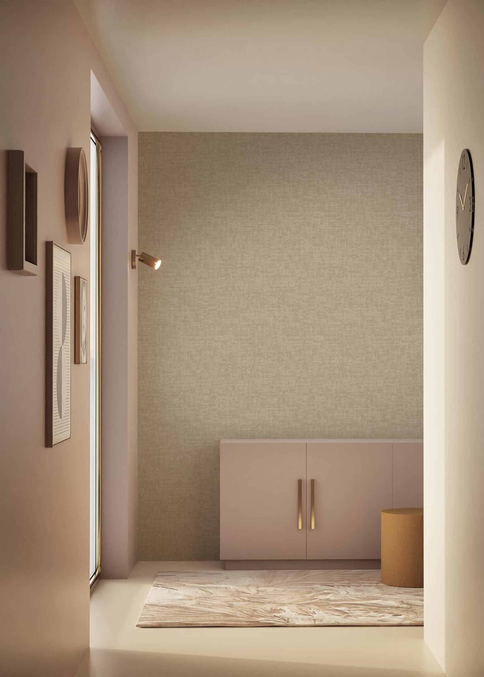 Afwasbaar | Voelbare textuur Hotel Chique Tapete, Modena, 53 x 1000 cm