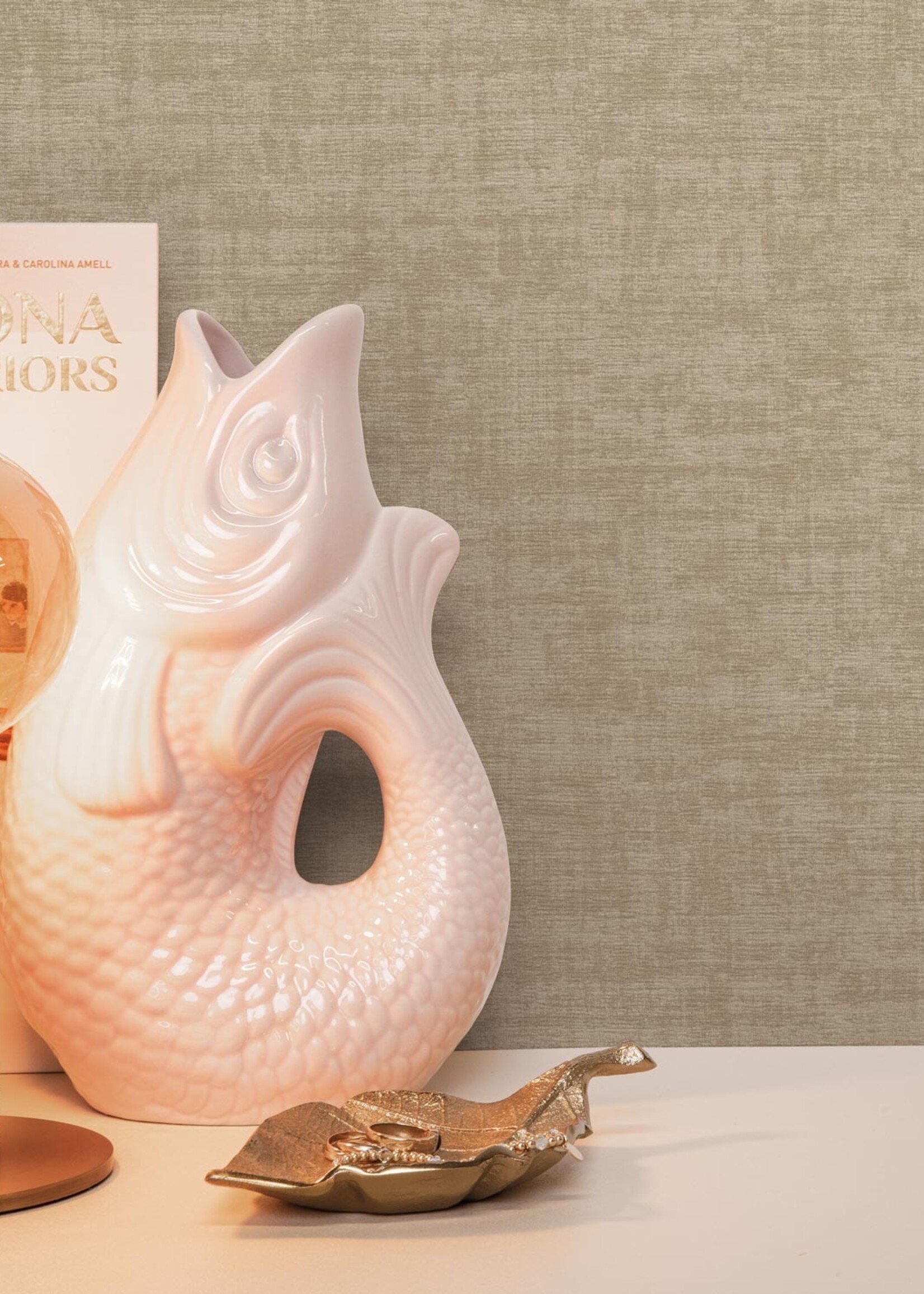 Afwasbaar | Voelbare textuur Hotel Chique wallpaper, Modena, 53 x 1000 cm