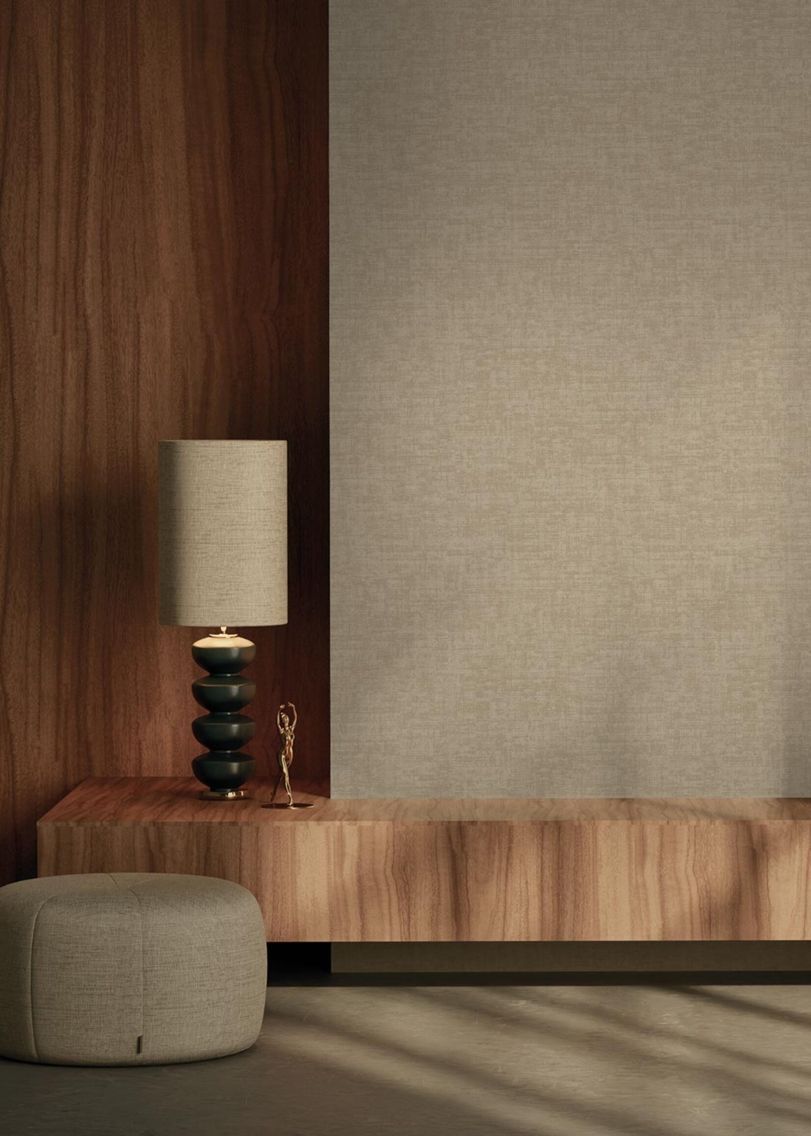 Afwasbaar | Voelbare textuur Hotel Chique Behang, Modena, 53 x 1000 cm