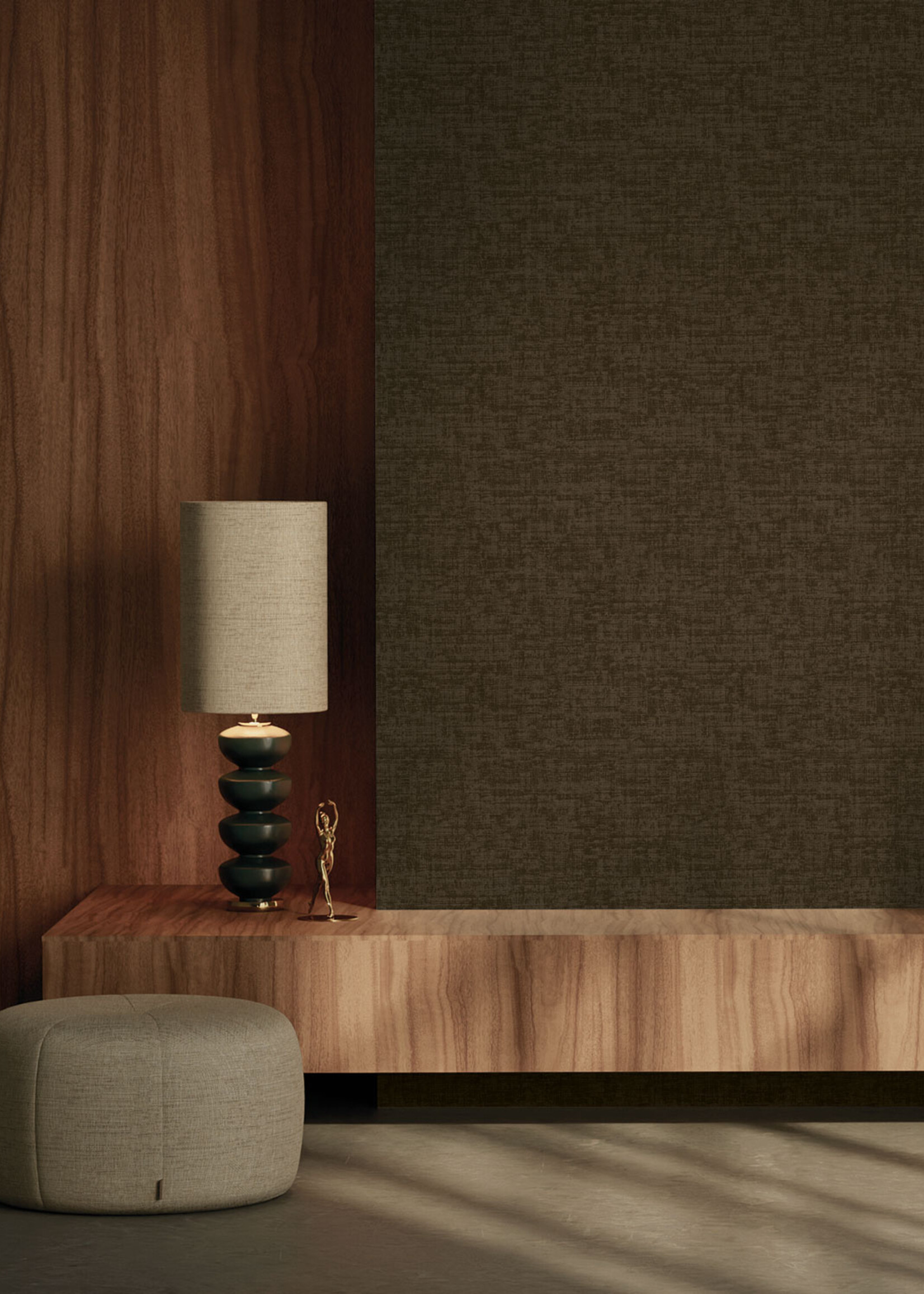 Afwasbaar | Voelbare textuur Hotel Chique Behang, Bologna, 53 x 1000 cm