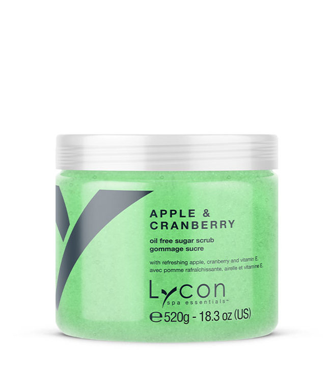 Oil Free Sugar Scrub | Apple & Cranberry