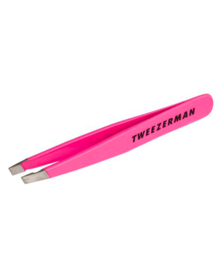 Tweezerman Mini Slant Tweezer Pincet | Neon Pink