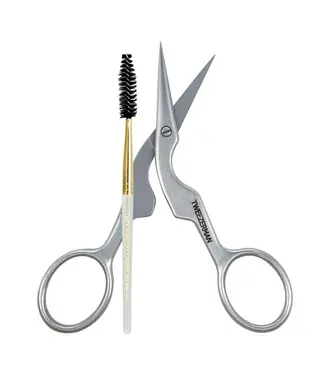 Tweezerman Brow Shaping Scissors & Brush