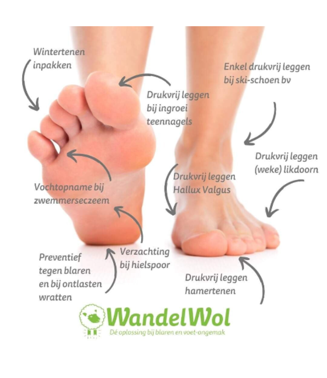 WandelWol Anti-druk wol