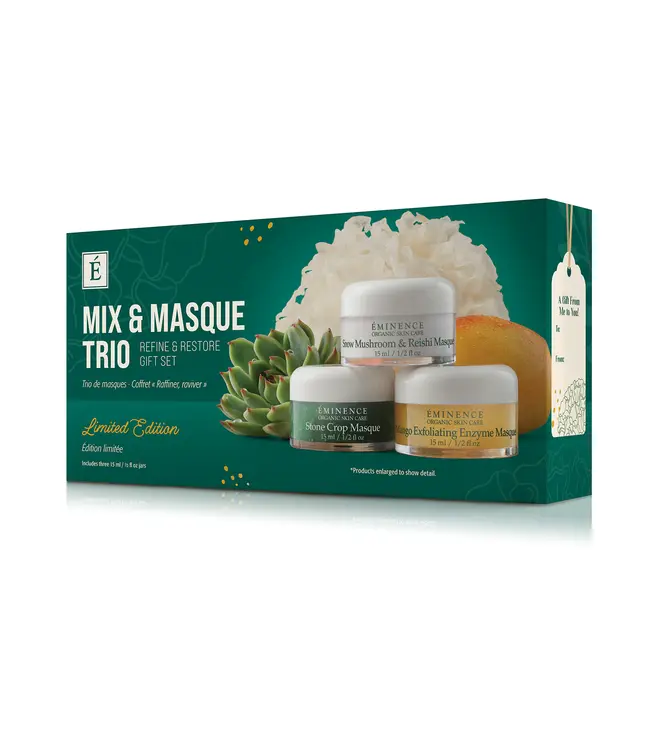 Éminence Organics Eminence Mix and Masque Trio: Refine & Restore Gift set