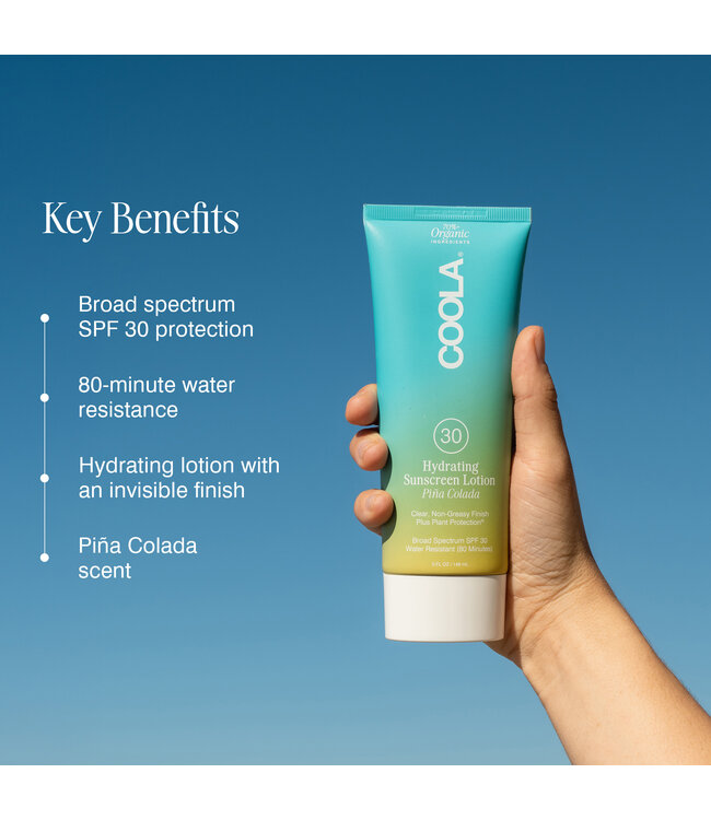 Coola Hydrating Sunscreen Lotion SPF30 | Pina Colada