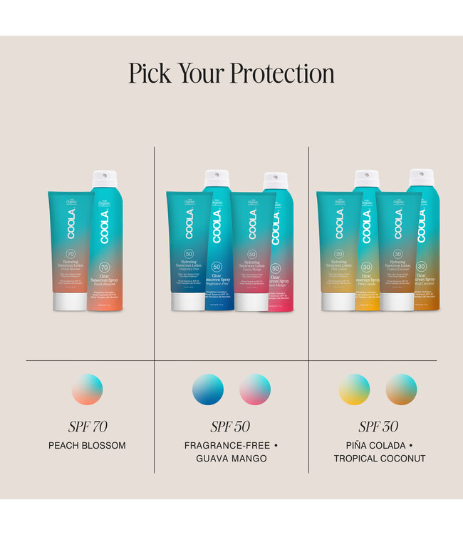 Coola Hydrating Sunscreen Lotion SPF30 | Pina Colada