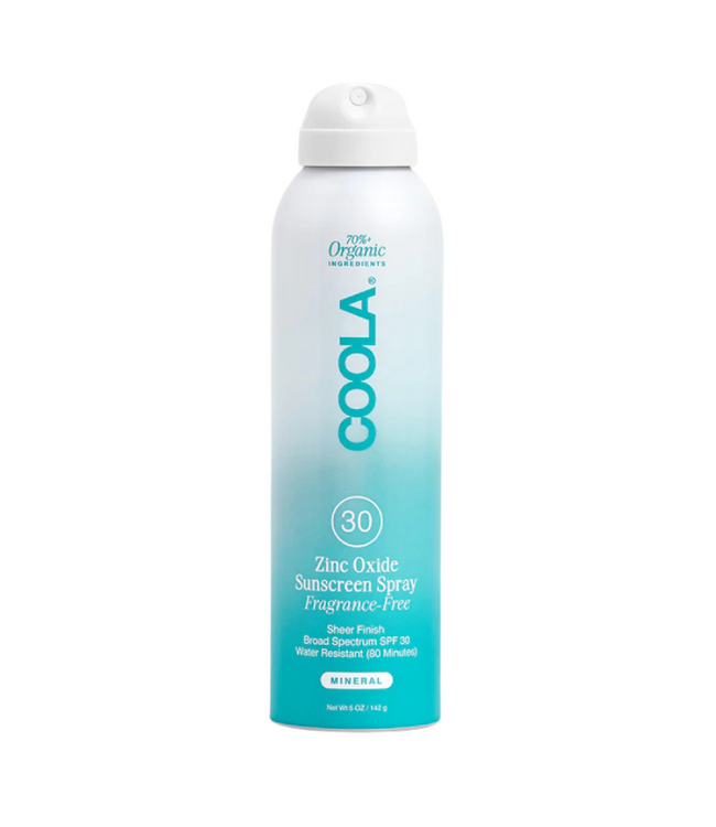 Coola Mineral Zinc Oxide Sunscreen Spray | Fragrance Free
