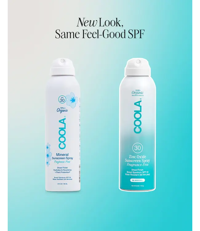 Coola Mineral Zinc Oxide Sunscreen Spray | Fragrance Free