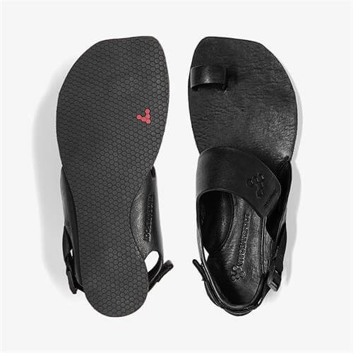 Vivobarefoot Kolhapuri l blackhide leather 200064-02