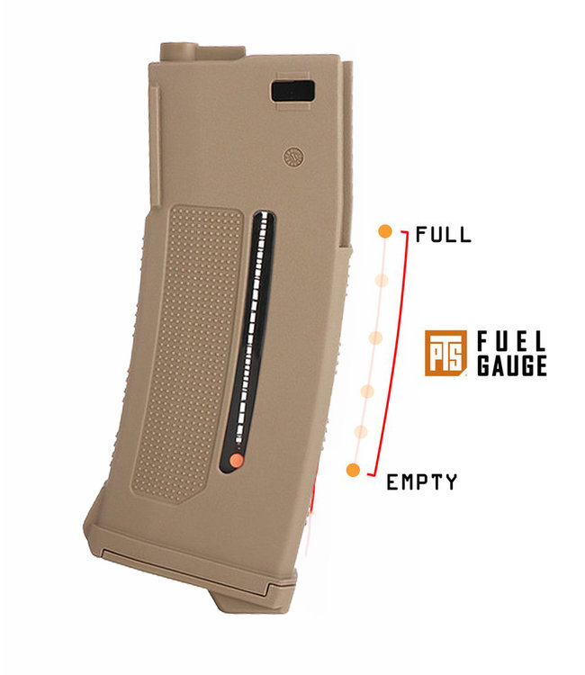 EPM 1 (Enhanced Polymer Magazine) 250rds midcap magazijn - Tan