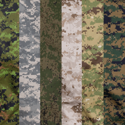 Digital Camo (CAD, ACU, Marpat, Socom, Flora)