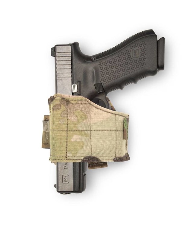 Universal Pistol Holster Left Handed - Multicam