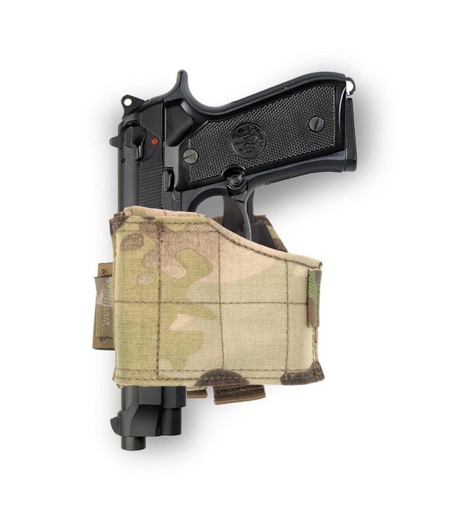 Universal Pistol Holster Left Handed - Multicam